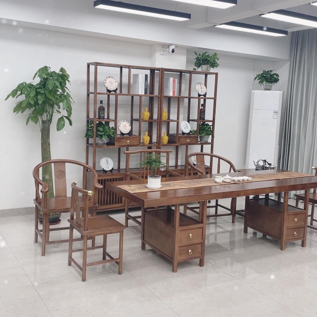源头实木大板茶桌茶台