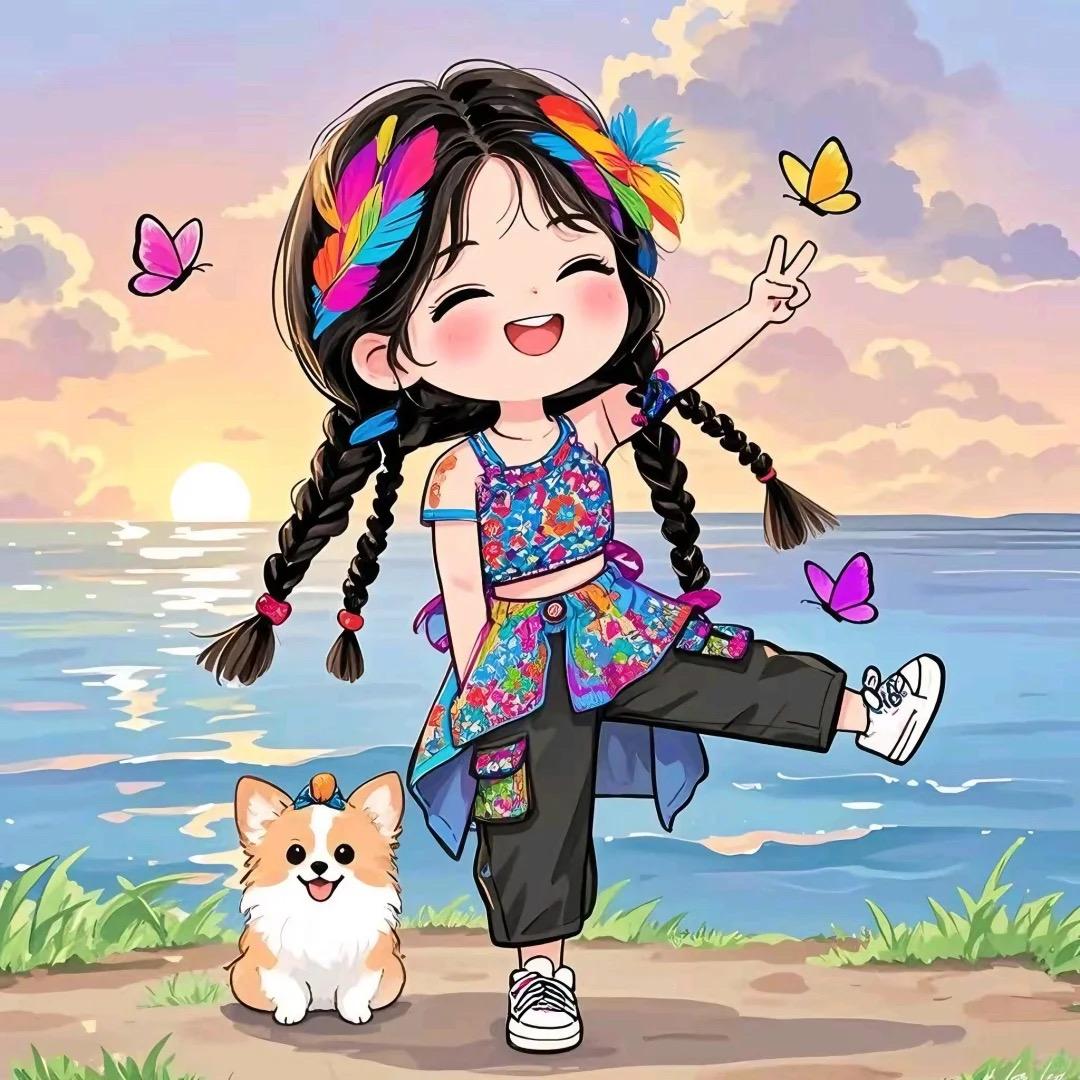 姑娘你很哇塞💕