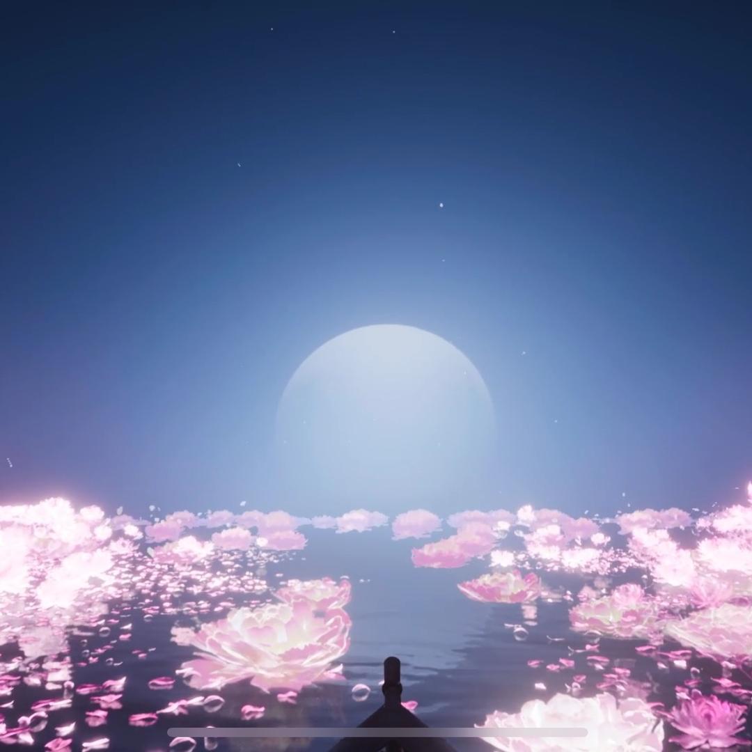 一半月亮