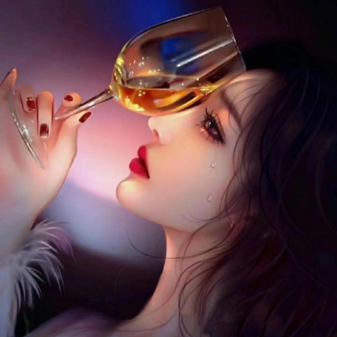 程程爱喝酒
