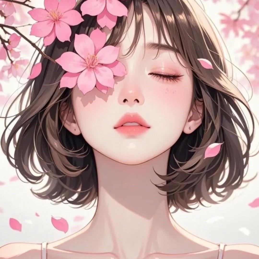 坚强的彩色泡沫头像