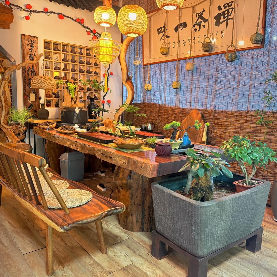 云禅居流水茶桌
