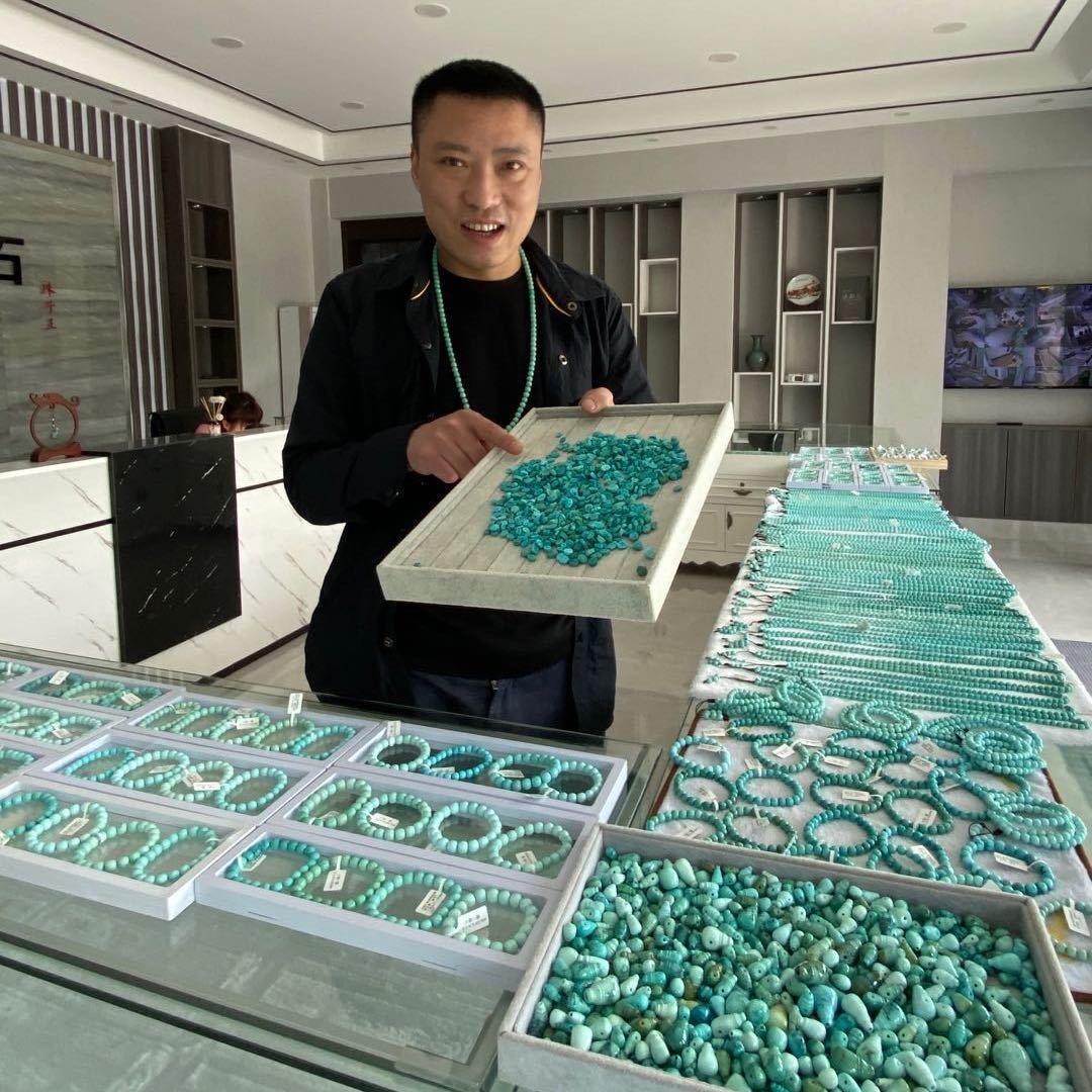 绿松石矿区珠子王