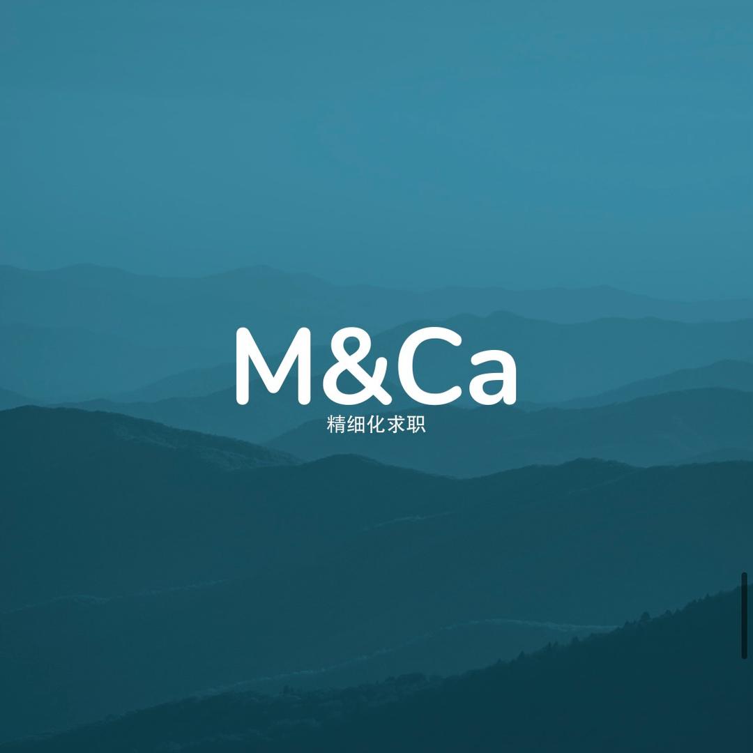 Mca精细化求职