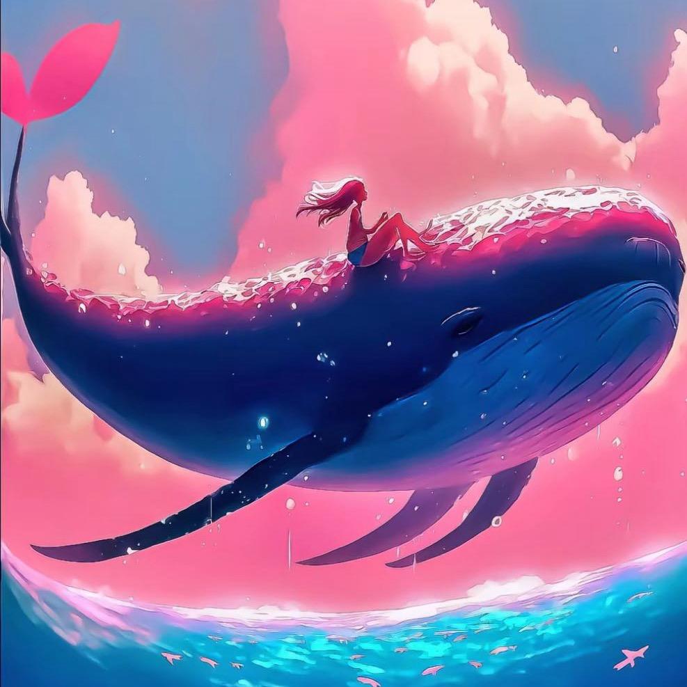 爱上星星的鲸鱼🐳