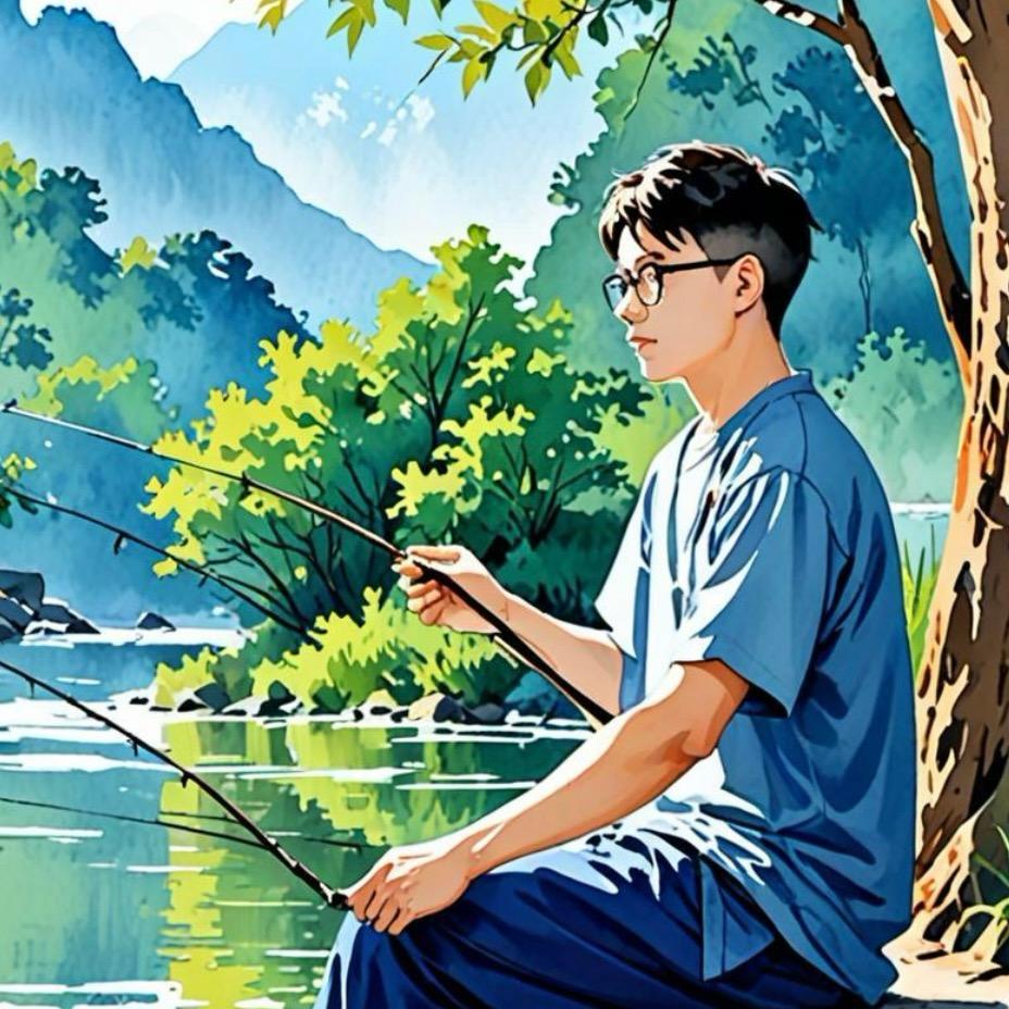 黄河钓鱼小能手