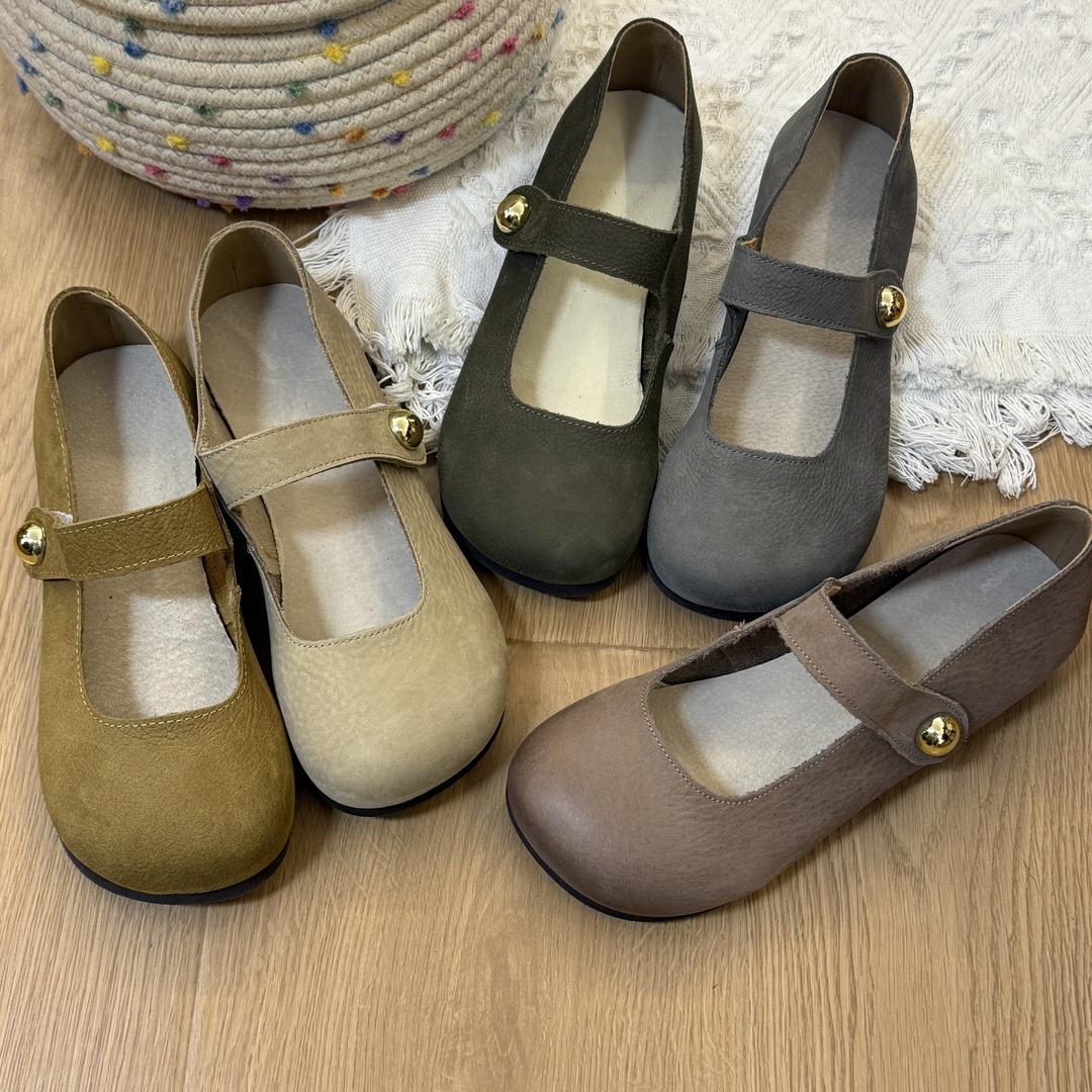 林子家手工复古女鞋
