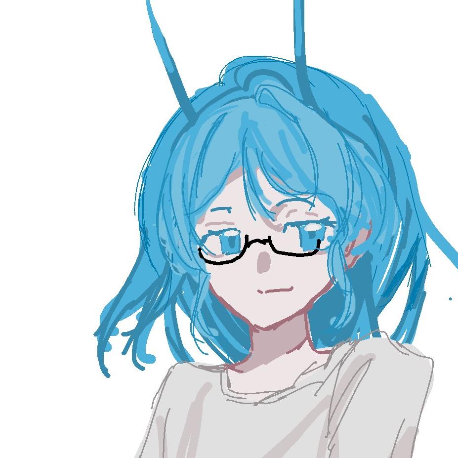 以为自己是跳绳的蓝色蟑螂