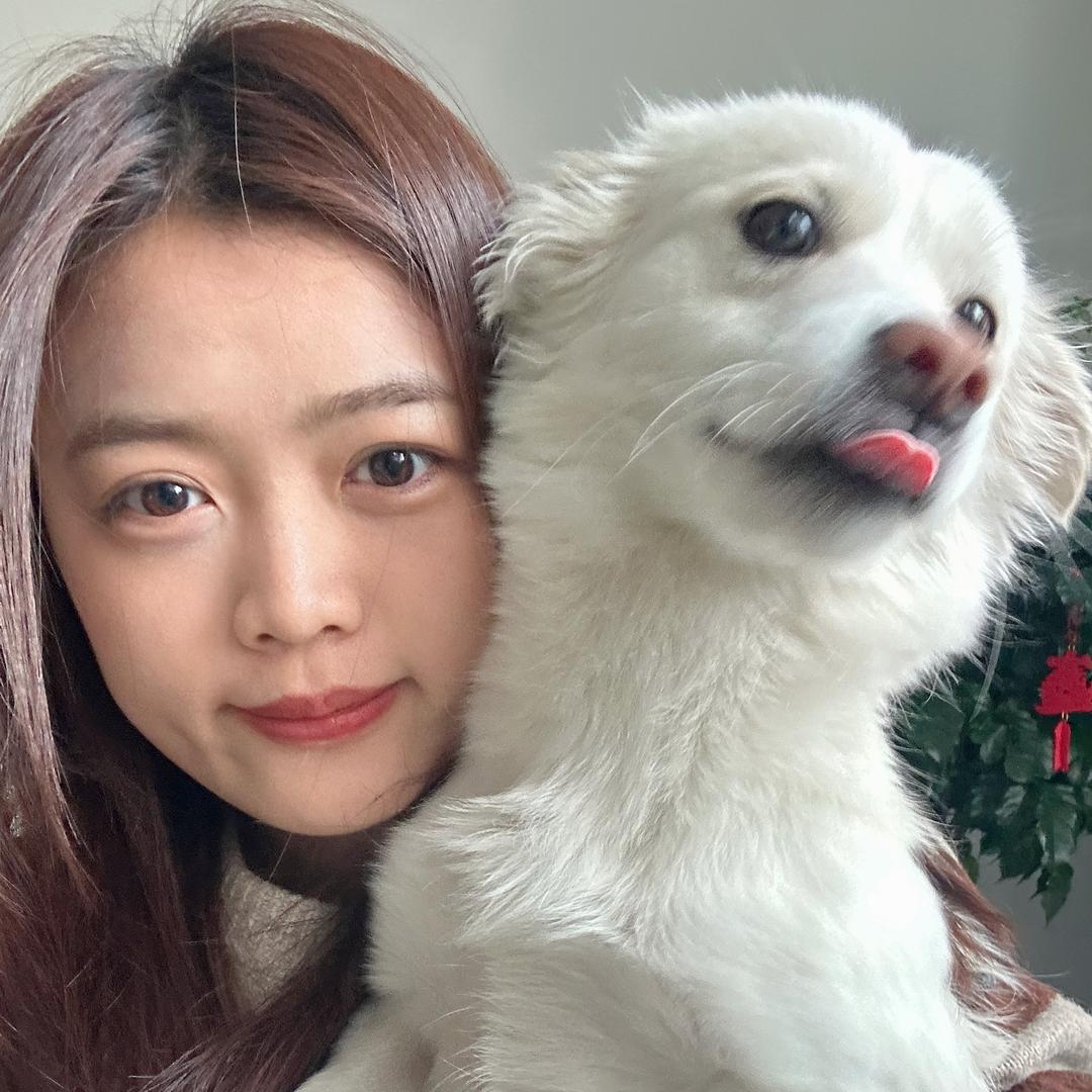 盈盈和小小墩