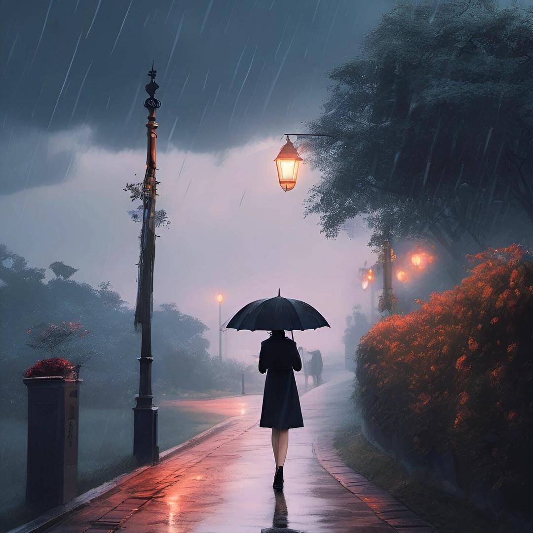 我不喜欢下雨天