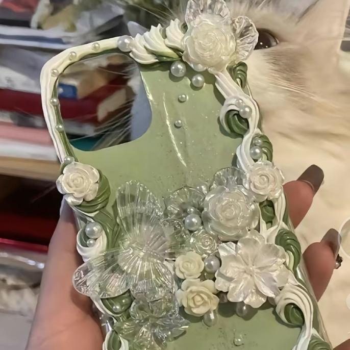 奶油DIY 手机壳
