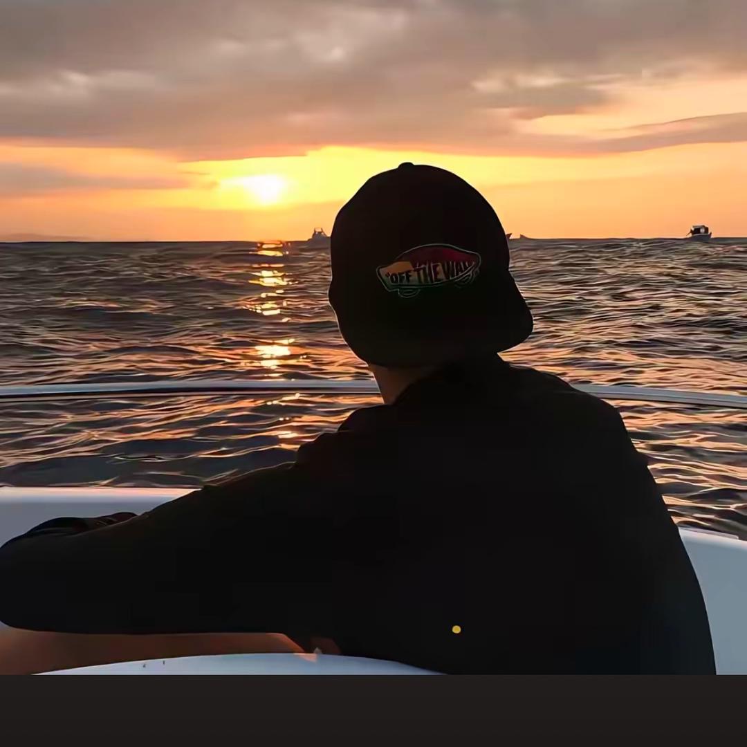 拉着晚霞的手～