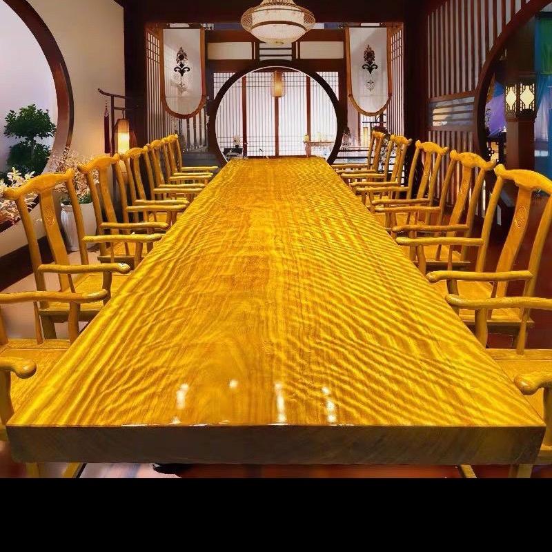 百家红实木大板