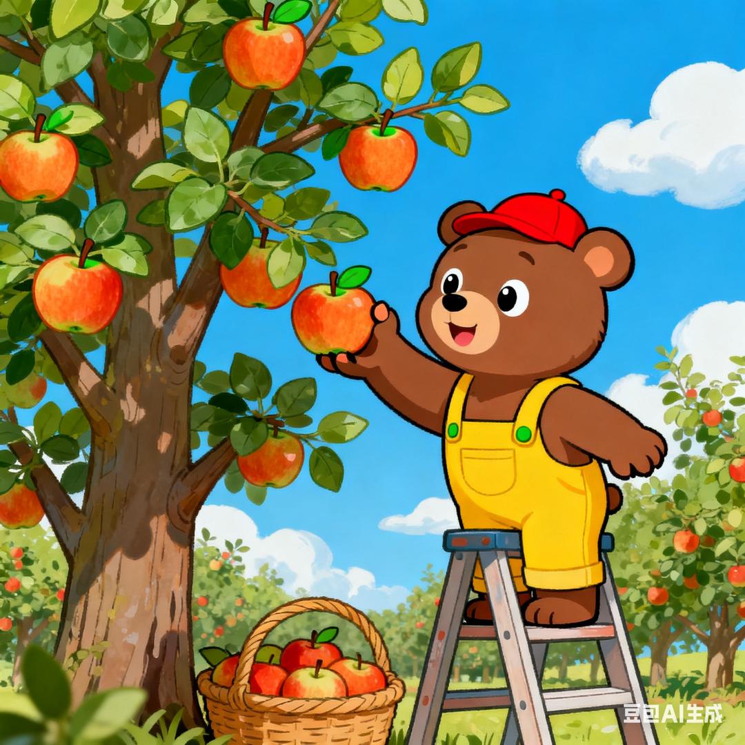 摘苹果