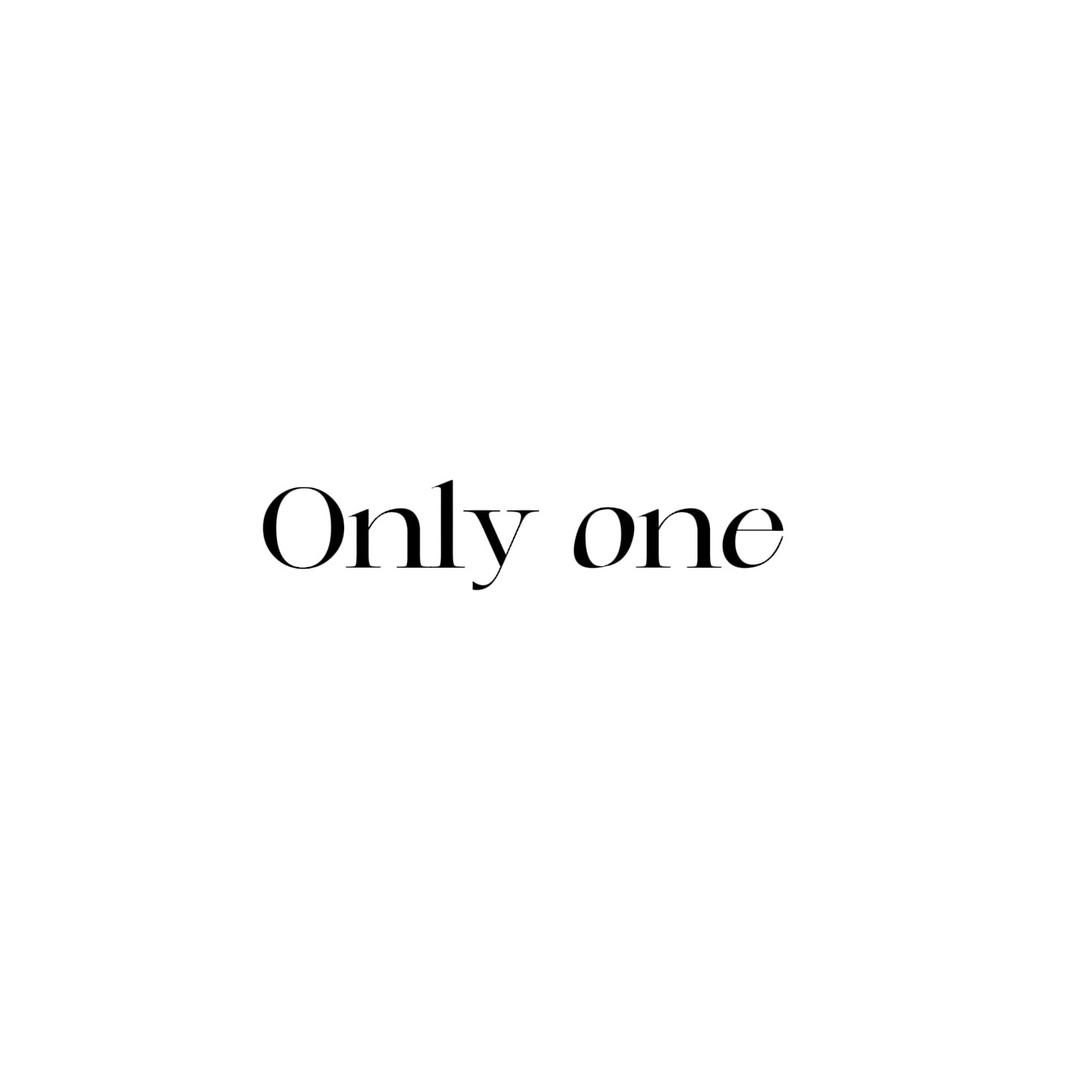 only one💐