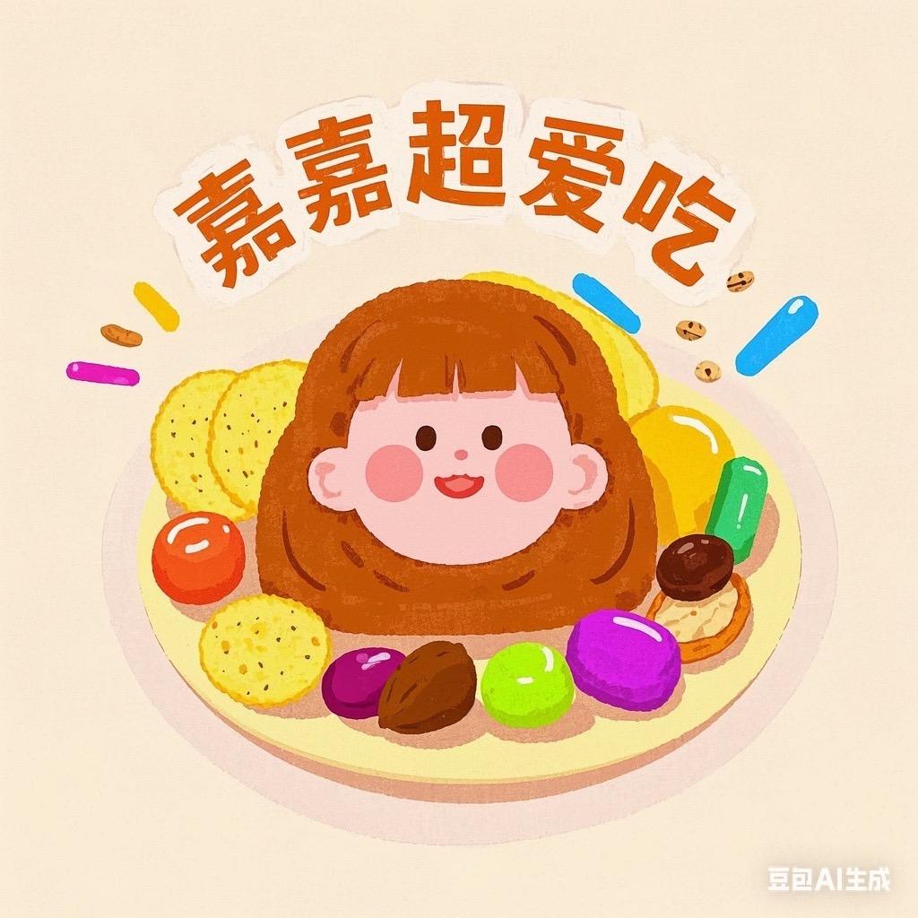嘉嘉超爱吃