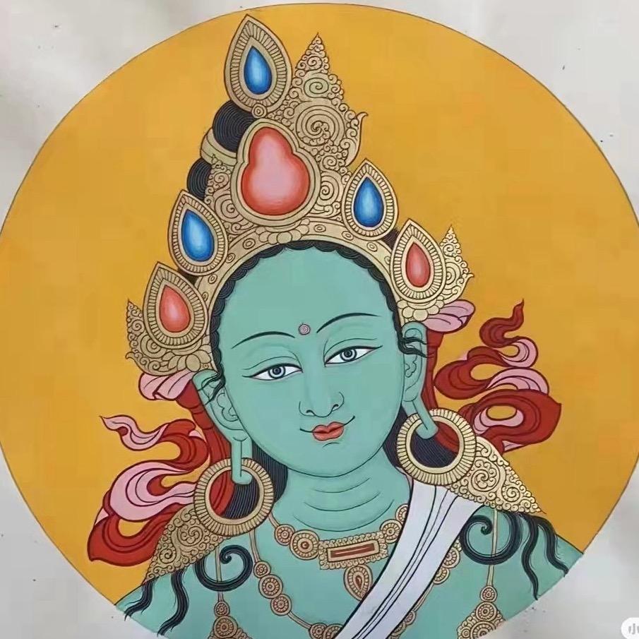 久美尖措唐卡画僧