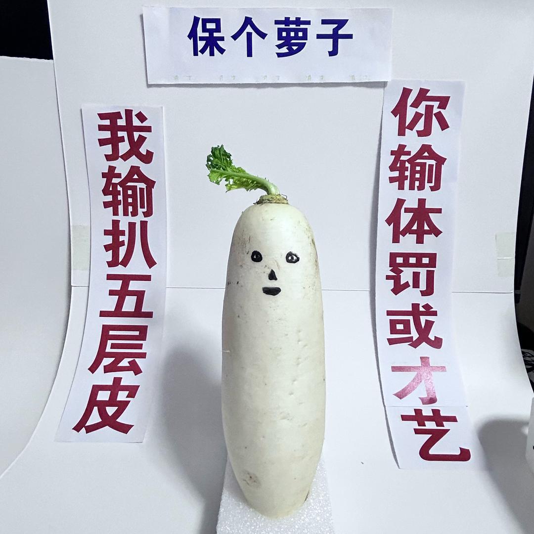 一根白萝卜