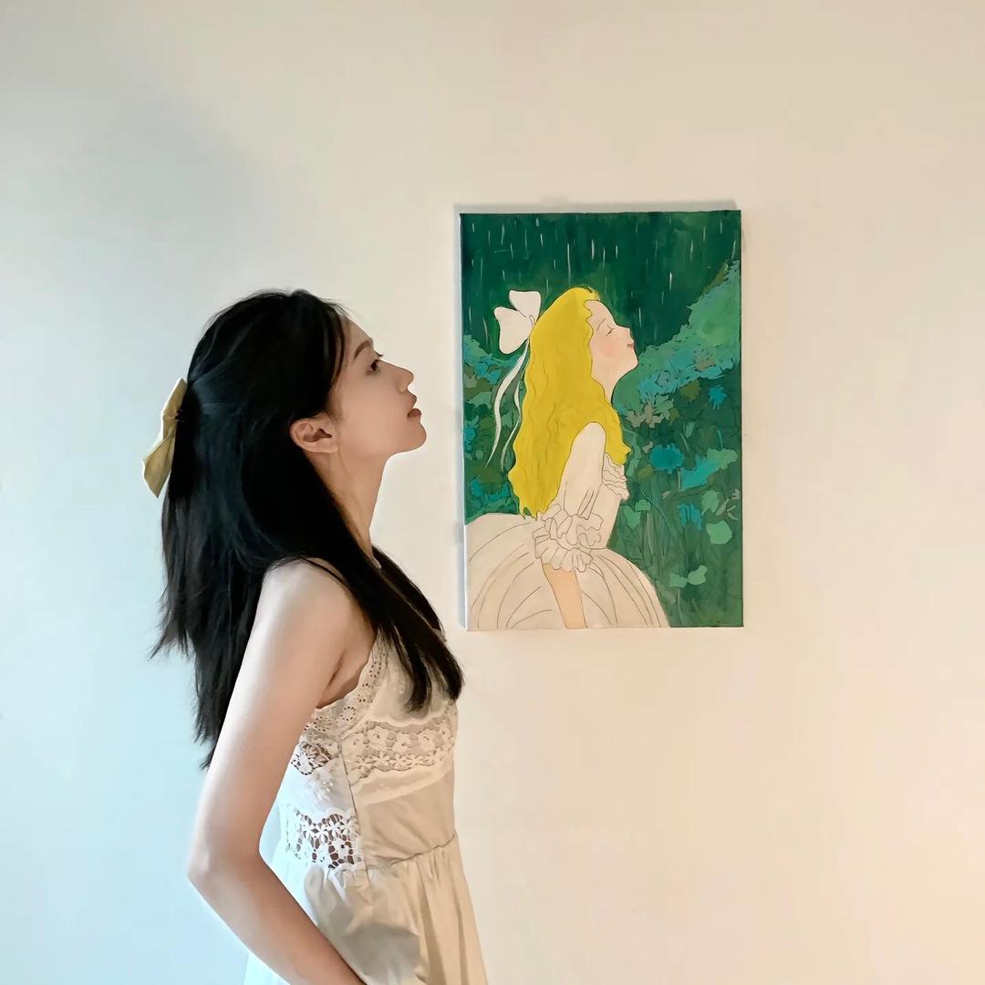 女神懒懒来看球