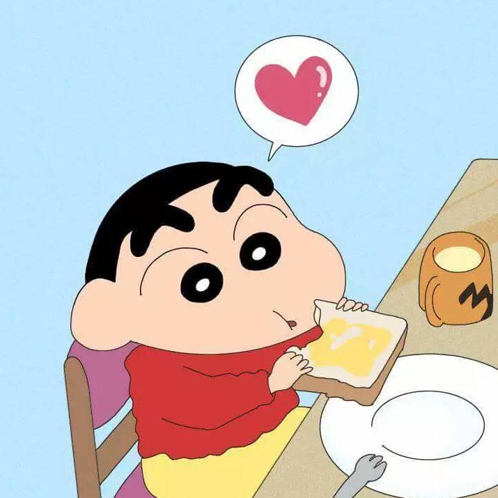 喜欢蜡笔小新的原味薯片