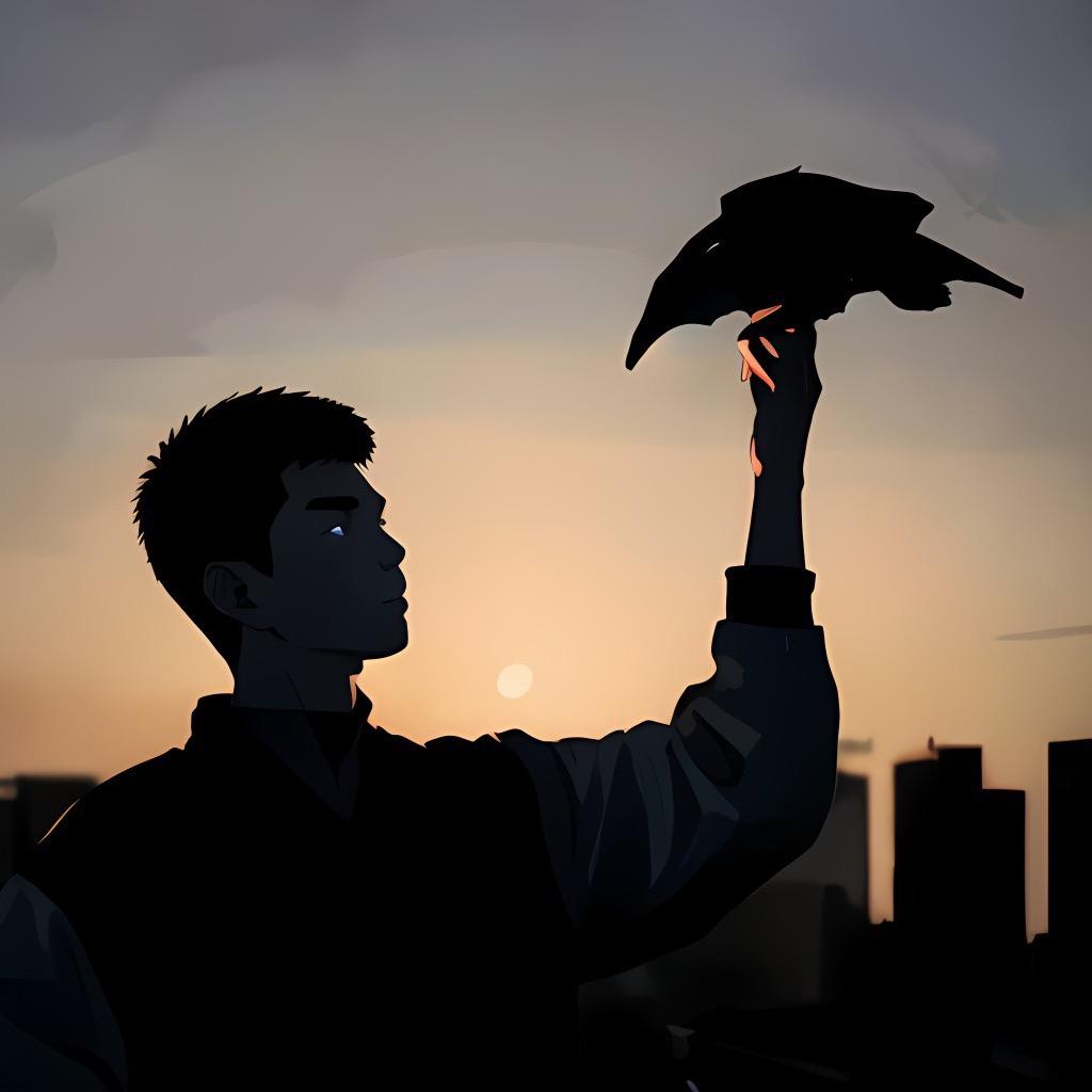 左手一只鸦