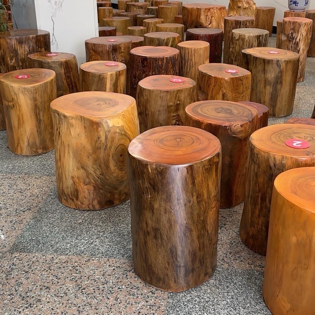 香樟木凳