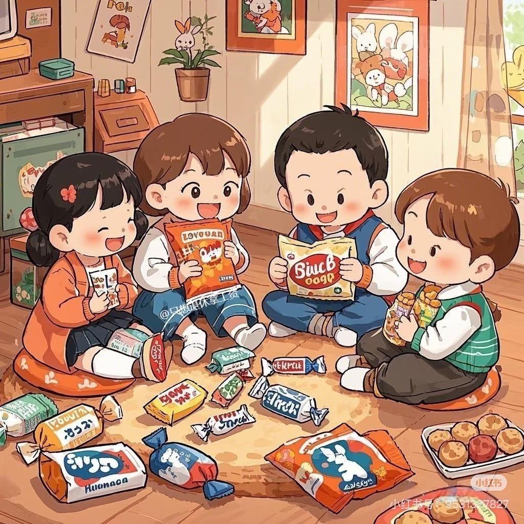扬扬爱零食