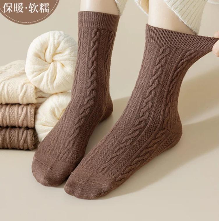 暖暖毛毛袜