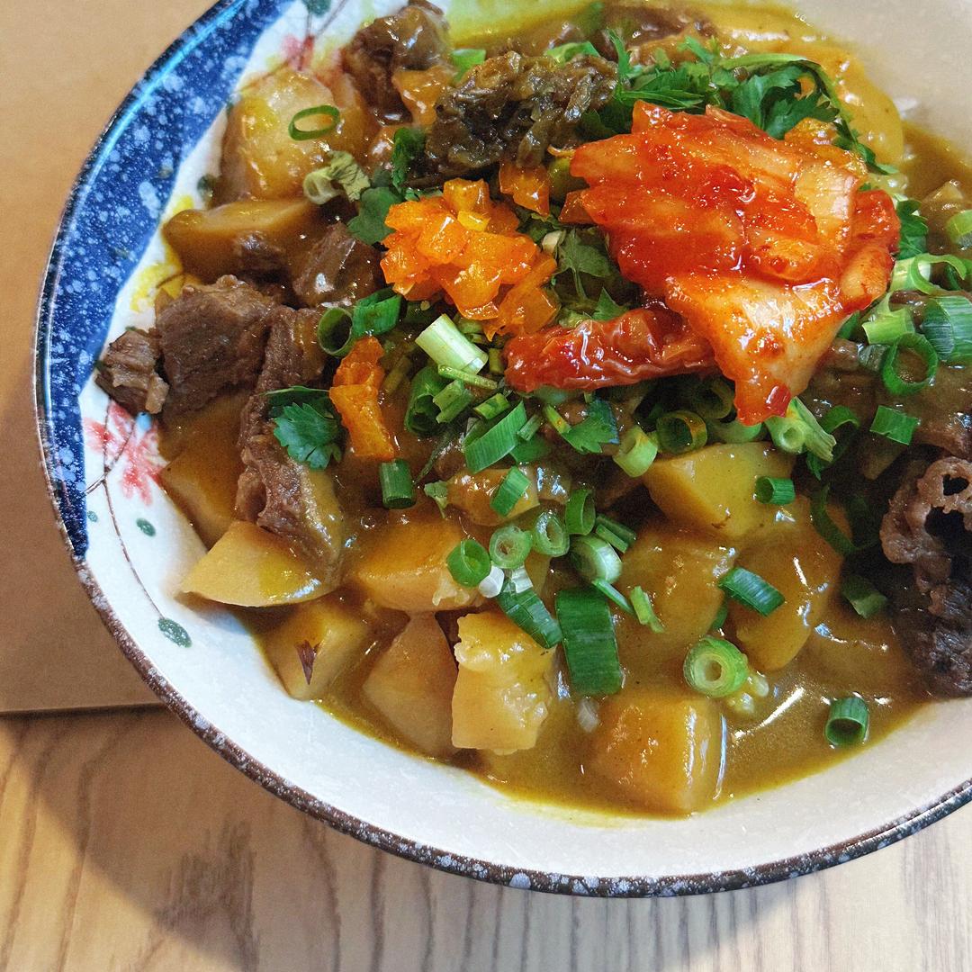 大福。大块儿牛肉饭。