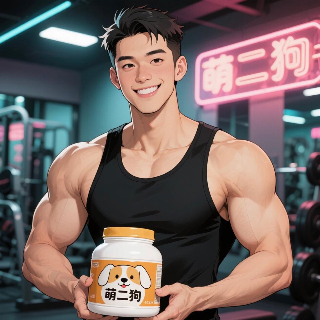 萌二狗的健身教学