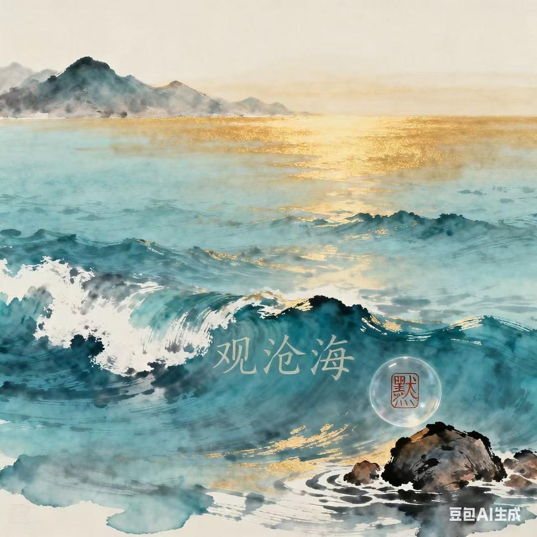 默然观沧海