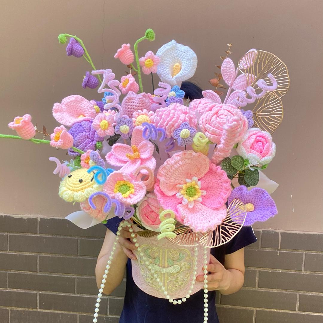 盼盼小面包的手工花