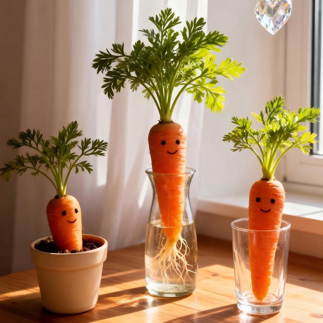 小熊爱水培蔬菜