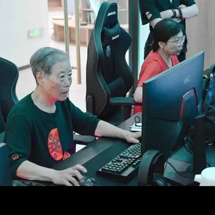 农村大妈网络打工