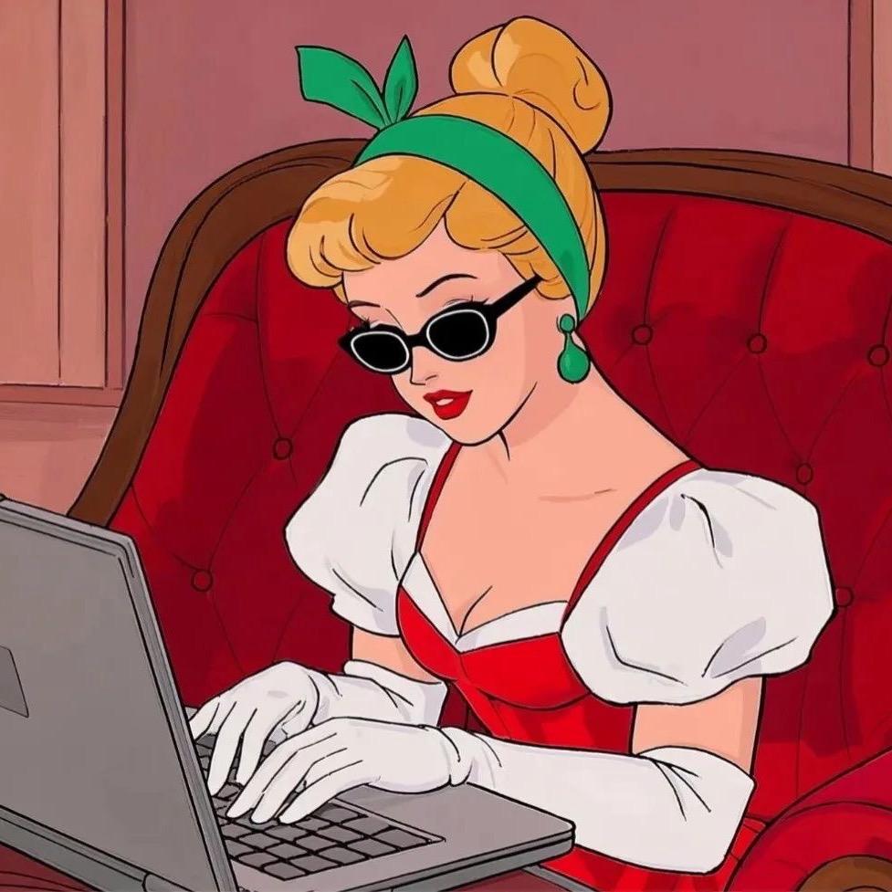 对方正在长头发