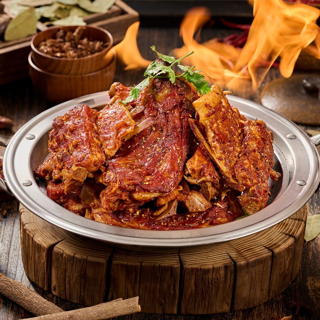 老里街干锅鸭烤骨头