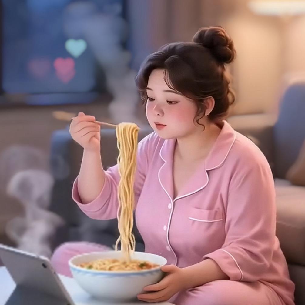 大婷爱吃面
