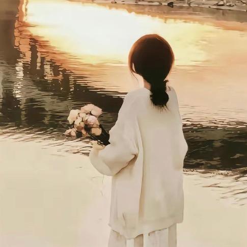 捧一束野菊.
