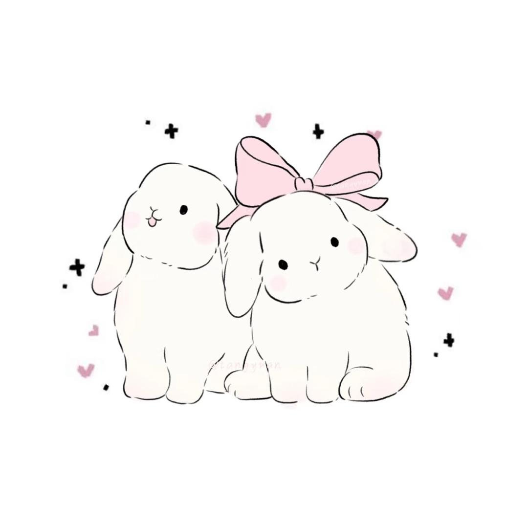 妮妮兔的手绘头像
