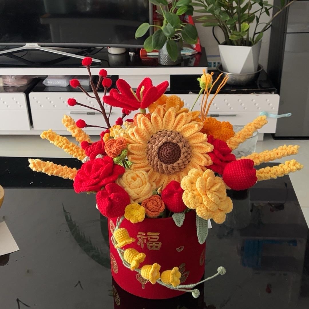 袖珍人手工编织
