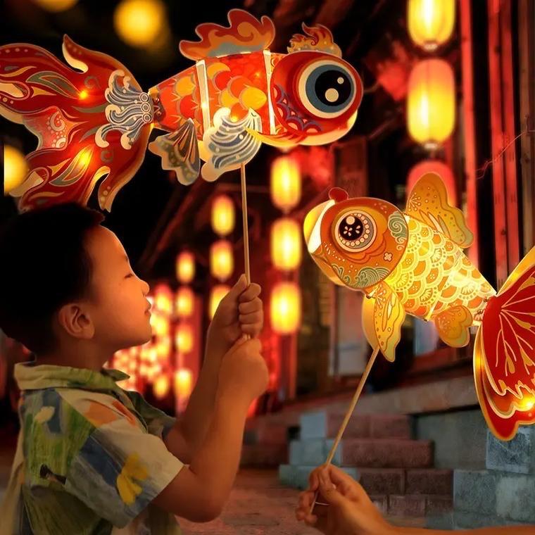 七彩花灯