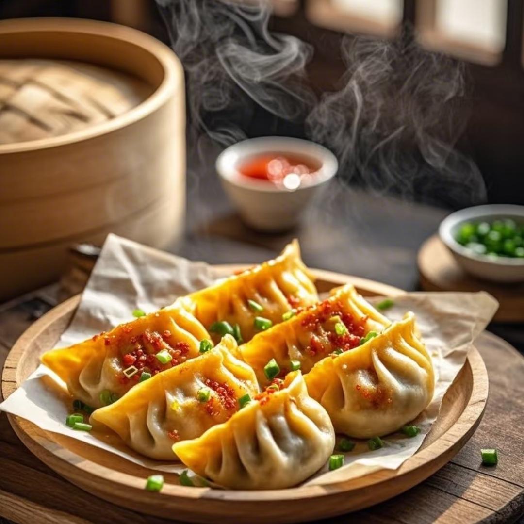 童家人小吃｜纯手工现做「水煎包」