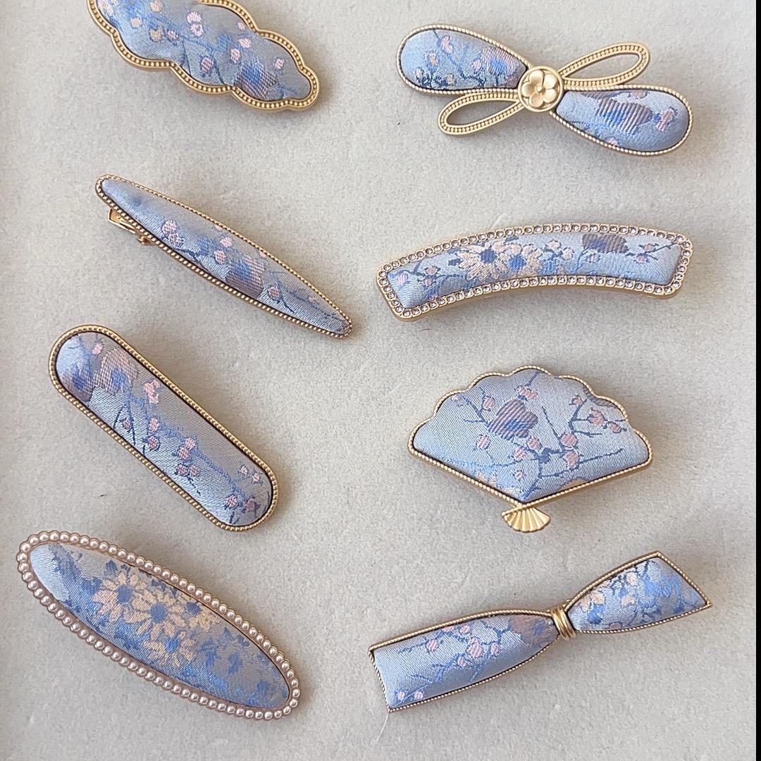 暖阳宋锦手工发饰