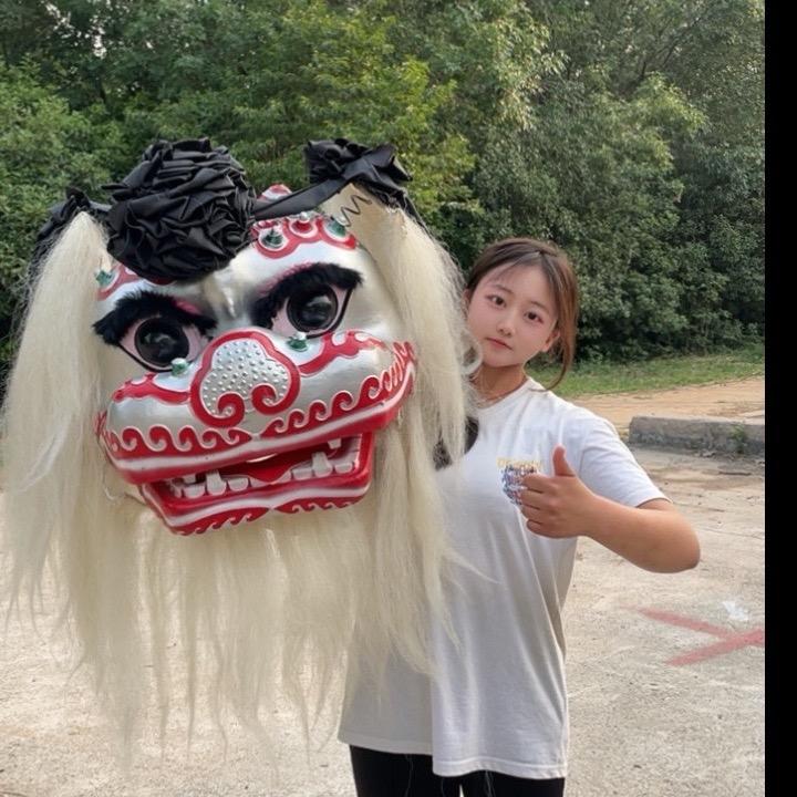 小白狮河南舞狮妹
