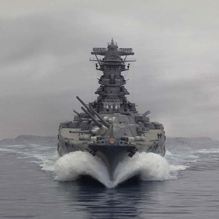 战列舰模型 1:150制作中Appeti