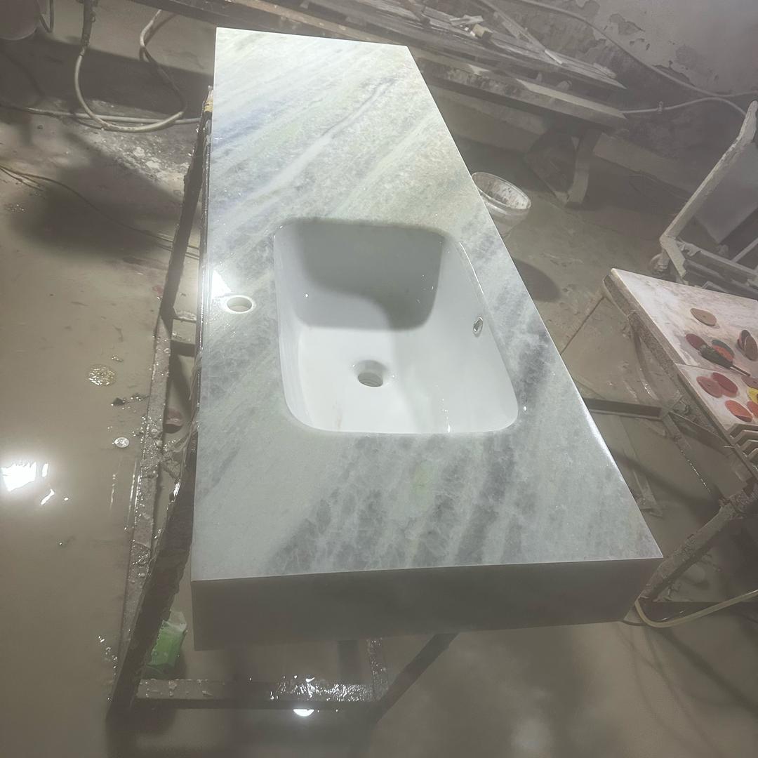 东岳家-孔东岳专业浴室柜大理石奢石台面