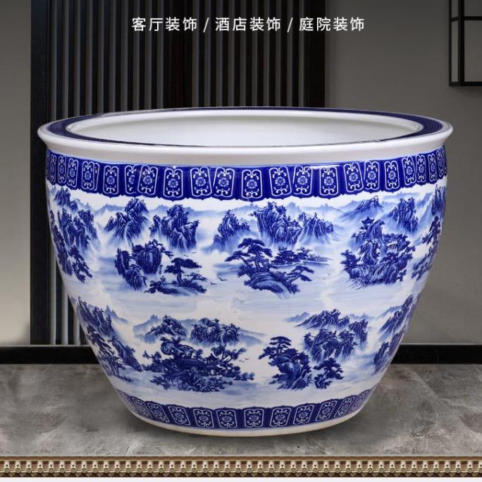 景德镇旺君陶瓷鱼缸工厂店