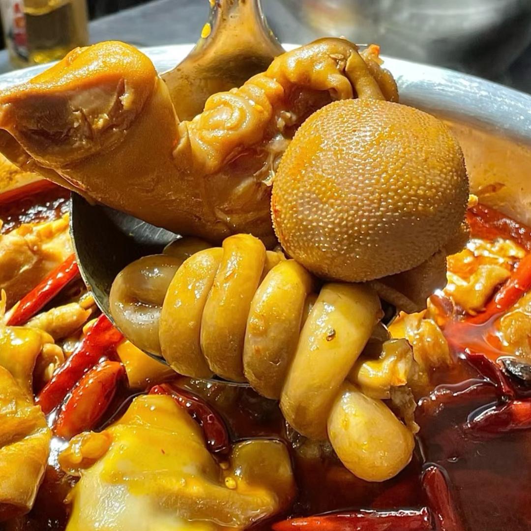 陆川七元麻辣羊蹄羊头