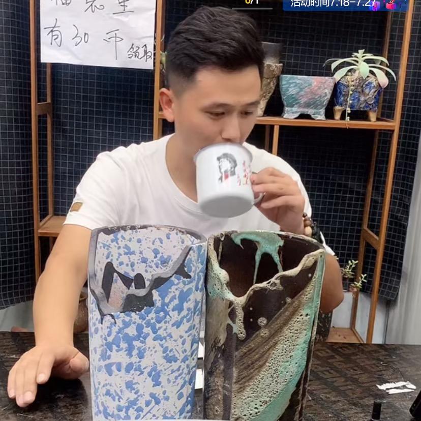 007花盆 流水摆件 花器
