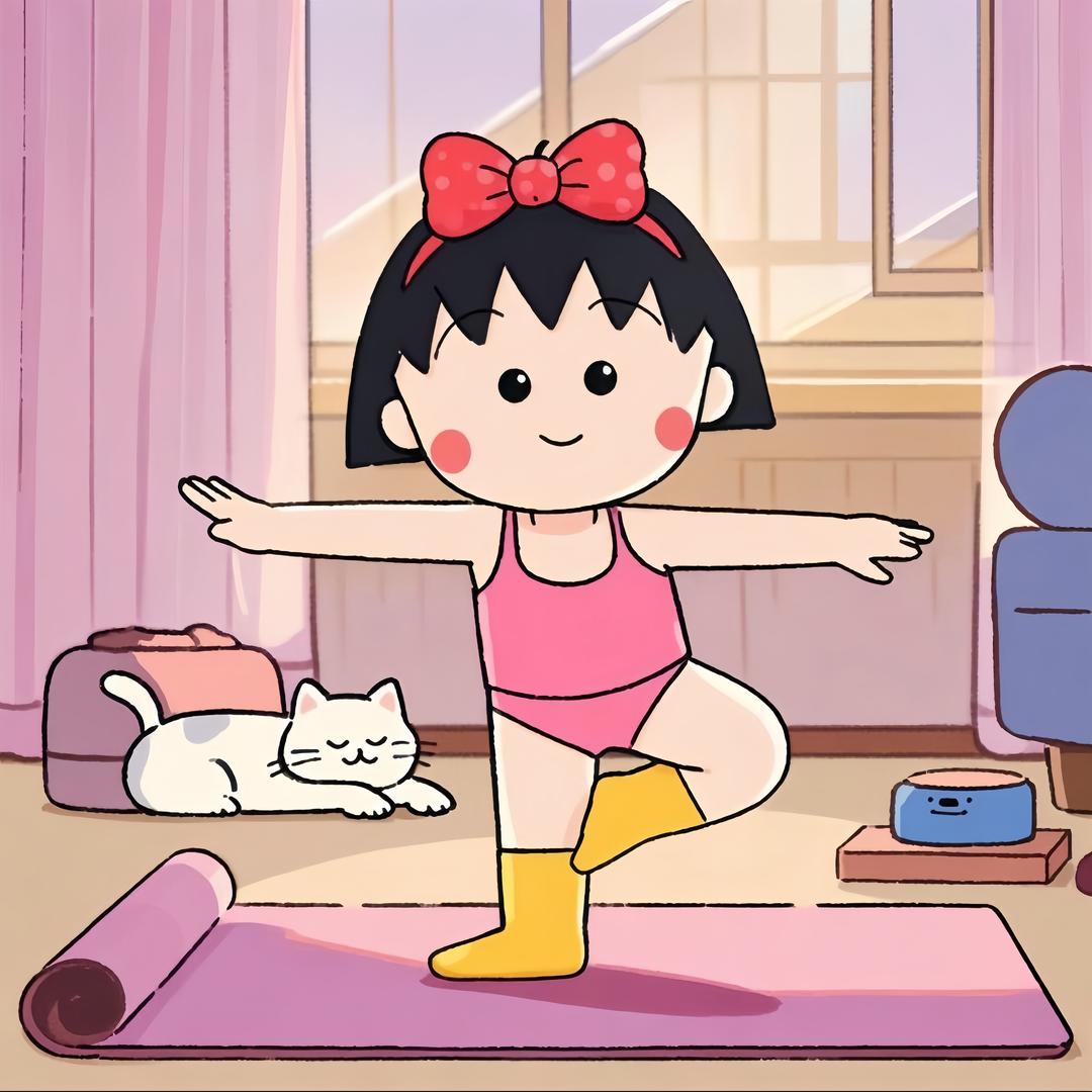 淑淑在运动